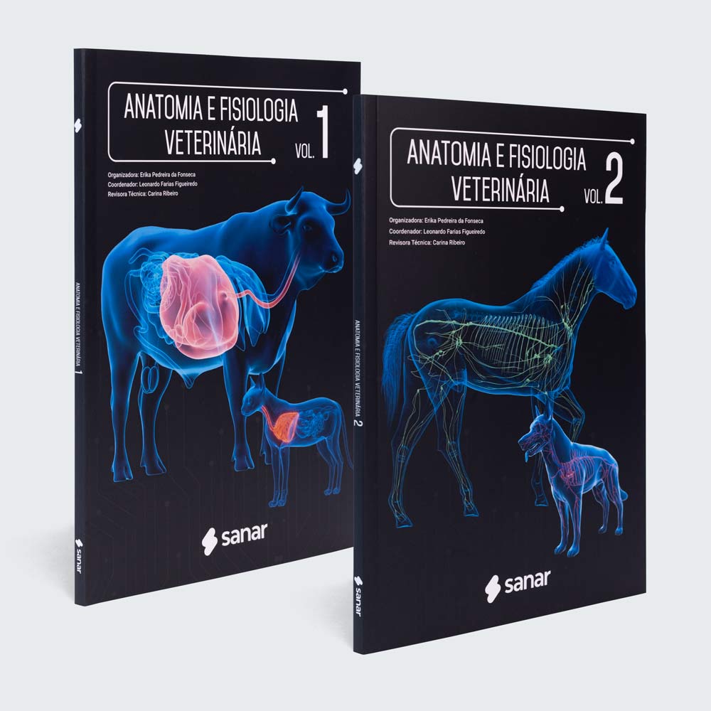 Box Anatomia e Fisiologia Veterinária (02 livros)